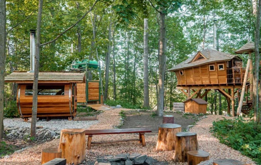 treehouse glamping wellness